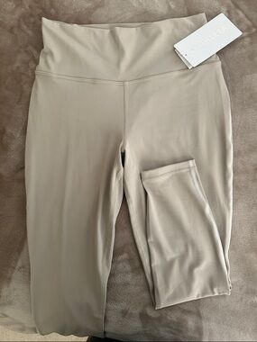 Athleta High-Waist 7/8 Leggings in Tan